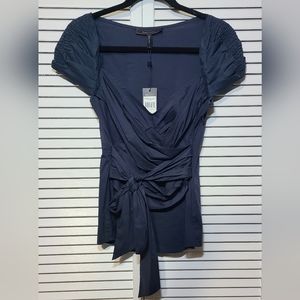 NWT Women's BCBGMAXAZRIA Wrap Blouse - S